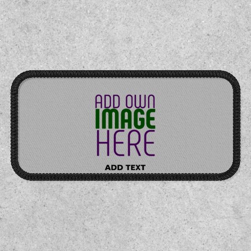 MODERN EDITABLE SIMPLE ASH IMAGE TEXT TEMPLATE PATCH