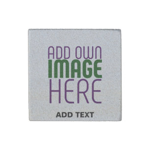 MODERN EDITABLE SIMPLE ASH IMAGE TEXT TEMPLATE STONE MAGNET