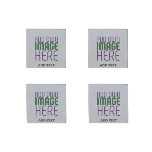 MODERN EDITABLE SIMPLE ASH IMAGE TEXT TEMPLATE STONE MAGNET