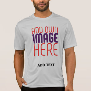 MODERN EDITABLE SIMPLE ASH IMAGE TEXT TEMPLATE T-Shirt