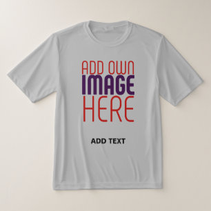 MODERN EDITABLE SIMPLE ASH IMAGE TEXT TEMPLATE T-Shirt