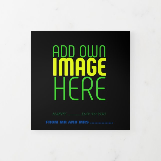 MODERN EDITABLE SIMPLE BLACK IMAGE TEXT TEMPLATE (Cover)