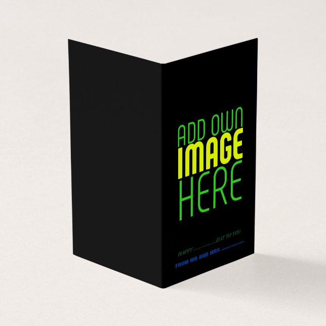 MODERN EDITABLE SIMPLE BLACK IMAGE TEXT TEMPLATE (Outside)
