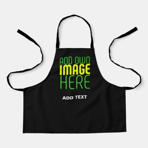 MODERN EDITABLE SIMPLE BLACK IMAGE TEXT TEMPLATE APRON