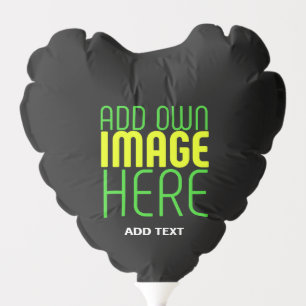 MODERN EDITABLE SIMPLE BLACK IMAGE TEXT TEMPLATE BALLOON