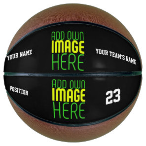MODERN EDITABLE SIMPLE BLACK IMAGE TEXT TEMPLATE BASKETBALL