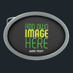 MODERN EDITABLE SIMPLE BLACK IMAGE TEXT TEMPLATE BELT BUCKLE<br><div class="desc">THIS IS A DESIGN FITTING FOR CUSTOMERS.YOU CAN CHANGE, RESIZE OR ADD LOGO, PHOTO, TEXT AND COLOURS THE WAY YOU WANT.THANK YOU.</div>