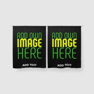 MODERN EDITABLE SIMPLE BLACK IMAGE TEXT TEMPLATE BLACKOUT CURTAINS