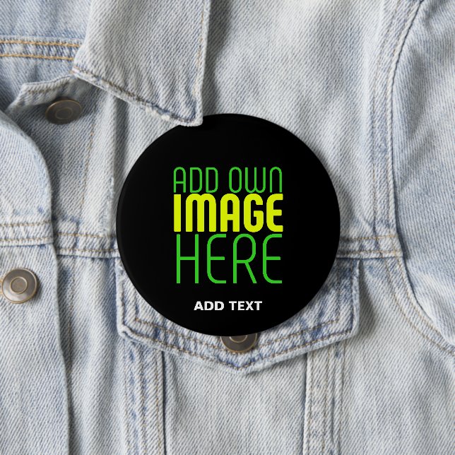 MODERN EDITABLE SIMPLE BLACK IMAGE TEXT TEMPLATE BUTTON (In Situ)