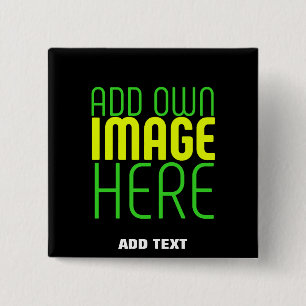 MODERN EDITABLE SIMPLE BLACK IMAGE TEXT TEMPLATE BUTTON
