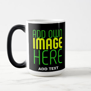 MODERN EDITABLE SIMPLE BLACK IMAGE TEXT TEMPLATE COLOR MORPH MUG