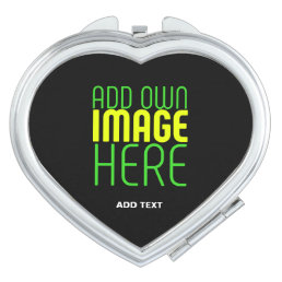 MODERN EDITABLE SIMPLE BLACK IMAGE TEXT TEMPLATE COMPACT MIRROR