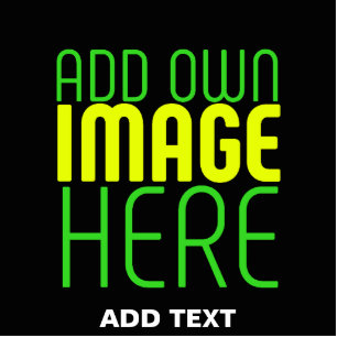 MODERN EDITABLE SIMPLE BLACK IMAGE TEXT TEMPLATE CUTOUT