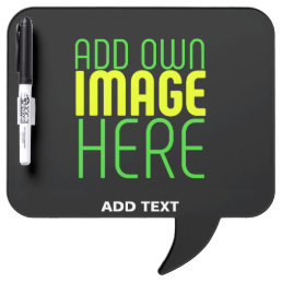 MODERN EDITABLE SIMPLE BLACK IMAGE TEXT TEMPLATE DRY ERASE BOARD