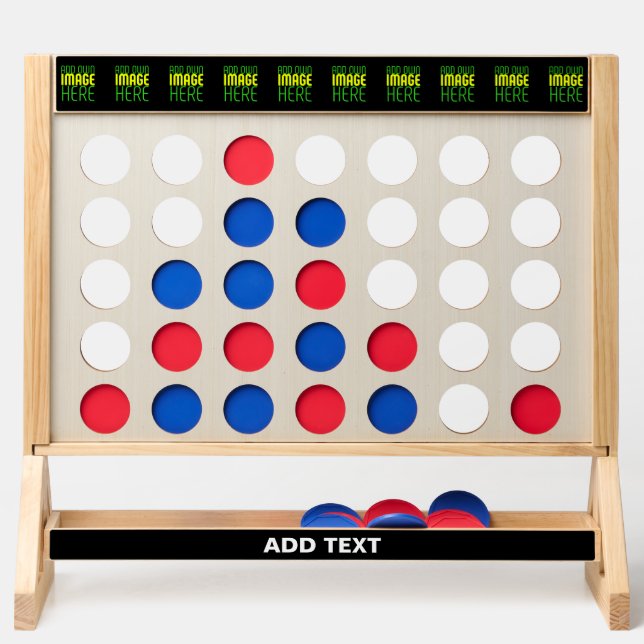 MODERN EDITABLE SIMPLE BLACK IMAGE TEXT TEMPLATE FAST FOUR (Front)