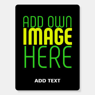 MODERN EDITABLE SIMPLE BLACK IMAGE TEXT TEMPLATE FOAM BOARD