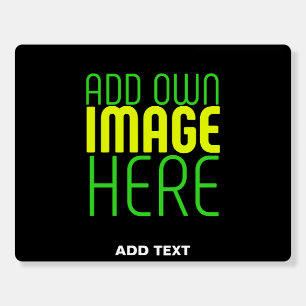 MODERN EDITABLE SIMPLE BLACK IMAGE TEXT TEMPLATE FOAM BOARD