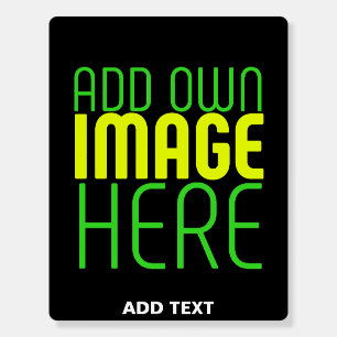 MODERN EDITABLE SIMPLE BLACK IMAGE TEXT TEMPLATE FOAM BOARD