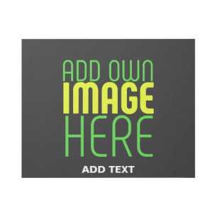 MODERN EDITABLE SIMPLE BLACK IMAGE TEXT TEMPLATE GALLERY WRAP