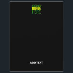 MODERN EDITABLE SIMPLE BLACK IMAGE TEXT TEMPLATE LETTERHEAD<br><div class="desc">THIS IS A DESIGN FITTING FOR CUSTOMERS.YOU CAN CHANGE, RESIZE OR ADD LOGO, PHOTO, TEXT AND COLOURS THE WAY YOU WANT.THANK YOU.</div>