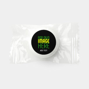 MODERN EDITABLE SIMPLE BLACK IMAGE TEXT TEMPLATE LIFE SAVER® MINTS