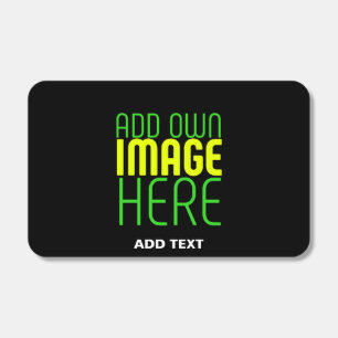 MODERN EDITABLE SIMPLE BLACK IMAGE TEXT TEMPLATE MATCHBOXES