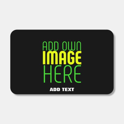 MODERN EDITABLE SIMPLE BLACK IMAGE TEXT TEMPLATE MATCHBOXES