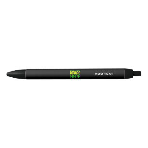 MODERN EDITABLE SIMPLE BLACK IMAGE TEXT TEMPLATE PEN