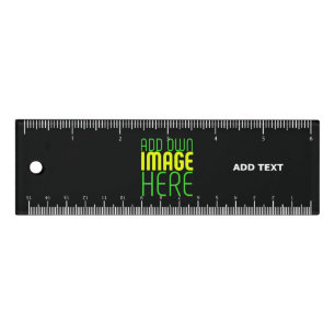MODERN EDITABLE SIMPLE BLACK IMAGE TEXT TEMPLATE RULER