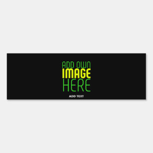 MODERN EDITABLE SIMPLE BLACK IMAGE TEXT TEMPLATE SIGN
