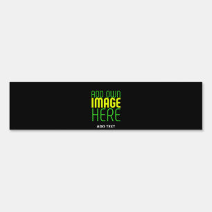 MODERN EDITABLE SIMPLE BLACK IMAGE TEXT TEMPLATE SIGN