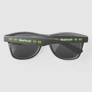 MODERN EDITABLE SIMPLE BLACK IMAGE TEXT TEMPLATE SUNGLASSES