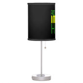MODERN EDITABLE SIMPLE BLACK IMAGE TEXT TEMPLATE TABLE LAMP (Left)