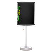 MODERN EDITABLE SIMPLE BLACK IMAGE TEXT TEMPLATE TABLE LAMP (Right)