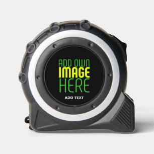 MODERN EDITABLE SIMPLE BLACK IMAGE TEXT TEMPLATE TAPE MEASURE