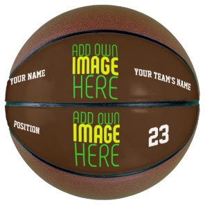MODERN EDITABLE SIMPLE BROWN IMAGE TEXT TEMPLATE BASKETBALL