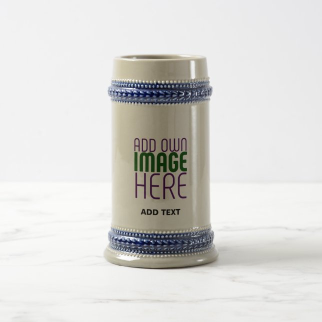 MODERN EDITABLE SIMPLE BROWN IMAGE TEXT TEMPLATE BEER STEIN (Center)