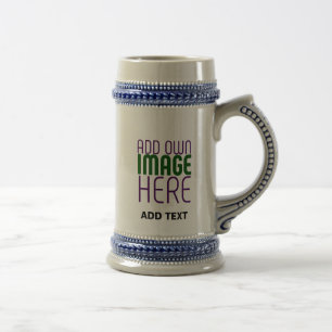MODERN EDITABLE SIMPLE BROWN IMAGE TEXT TEMPLATE BEER STEIN
