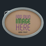 MODERN EDITABLE SIMPLE BROWN IMAGE TEXT TEMPLATE BELT BUCKLE<br><div class="desc">THIS IS A DESIGN FITTING FOR CUSTOMERS.YOU CAN CHANGE, RESIZE OR ADD LOGO, PHOTO, TEXT AND COLOURS THE WAY YOU WANT.THANK YOU.</div>