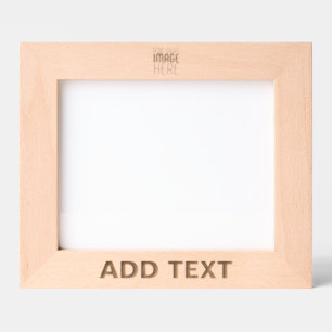 MODERN EDITABLE SIMPLE BROWN IMAGE TEXT TEMPLATE ENGRAVED FRAMES