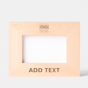 MODERN EDITABLE SIMPLE BROWN IMAGE TEXT TEMPLATE ENGRAVED FRAMES