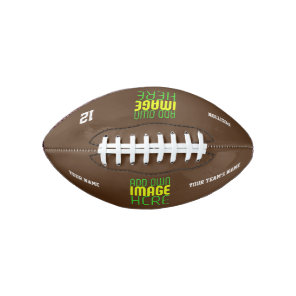 MODERN EDITABLE SIMPLE BROWN IMAGE TEXT TEMPLATE FOOTBALL