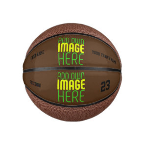 MODERN EDITABLE SIMPLE BROWN IMAGE TEXT TEMPLATE MINI BASKETBALL