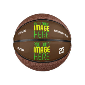 MODERN EDITABLE SIMPLE BROWN IMAGE TEXT TEMPLATE MINI BASKETBALL