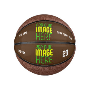 MODERN EDITABLE SIMPLE BROWN IMAGE TEXT TEMPLATE MINI BASKETBALL