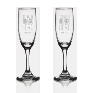 MODERN EDITABLE SIMPLE CLEAR IMAGE TEXT TEMPLATE CHAMPAGNE FLUTE