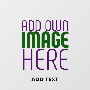 MODERN EDITABLE SIMPLE CLEAR IMAGE TEXT TEMPLATE FLOOR DECALS