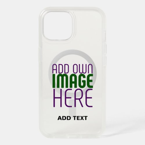 MODERN EDITABLE SIMPLE CLEAR IMAGE TEXT TEMPLATE iPhone 15 CASE