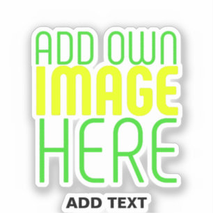 MODERN EDITABLE SIMPLE CLEAR IMAGE TEXT TEMPLATE STICKER