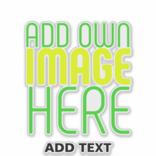 MODERN EDITABLE SIMPLE CLEAR IMAGE TEXT TEMPLATE STICKER